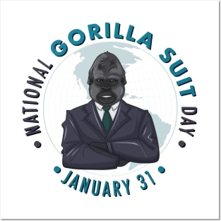 National Gorilla Suit Day Posters and Art